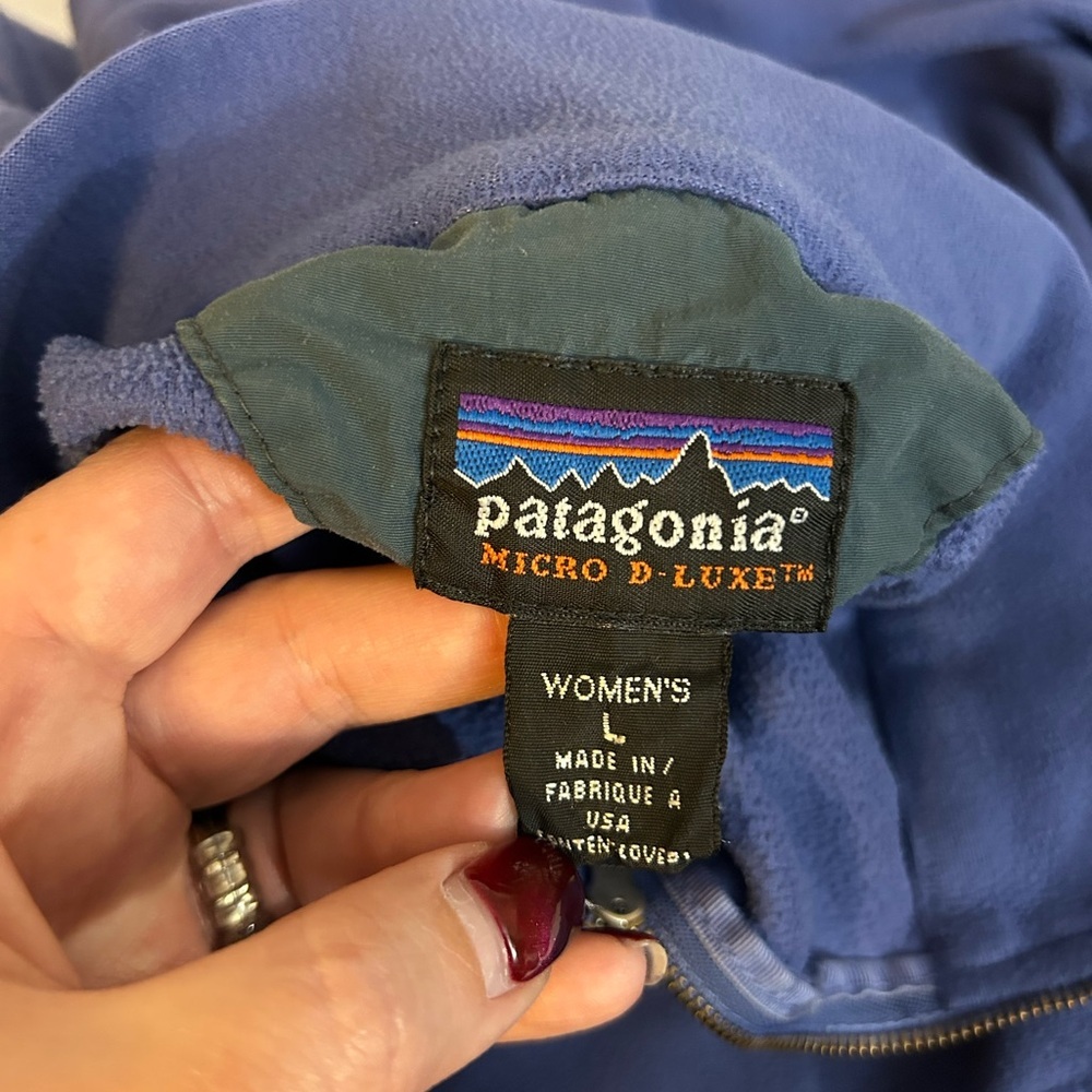 Patagonia Blue Quarter-Zip Sweatshirt - Picture 2 of 7